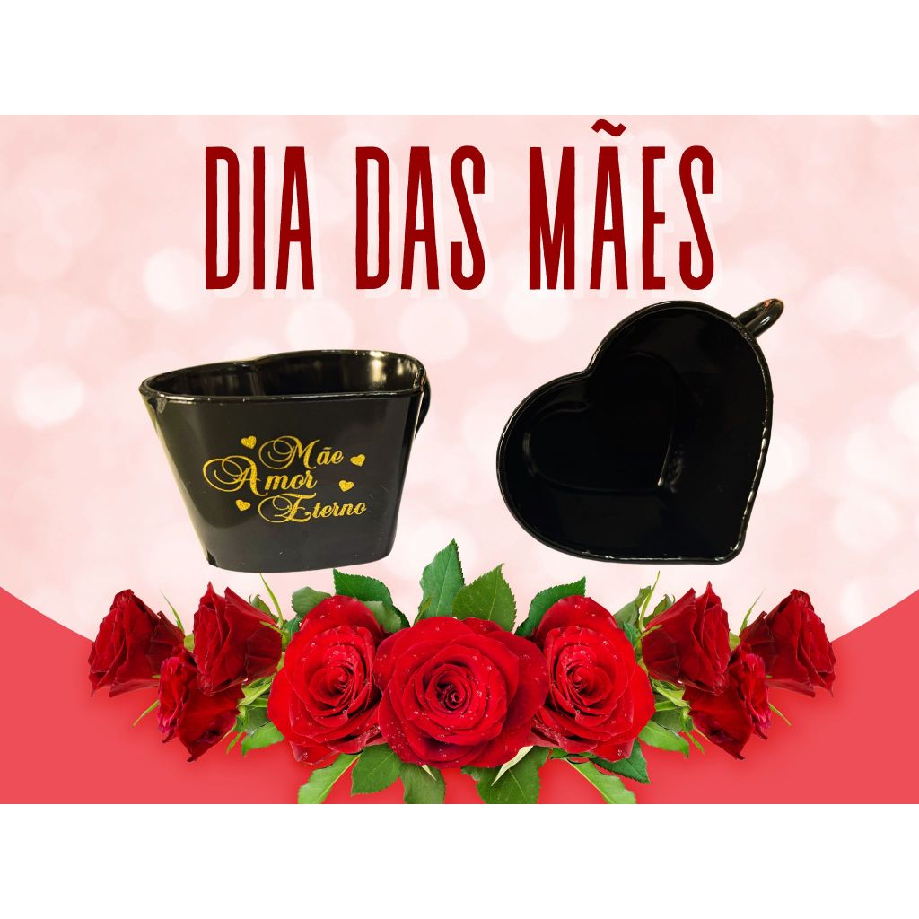 Lembrancinha Dia Das Mães - 20 Xícaras CORAÇÃO Especial Mães 100ML em Oferta na Shopee