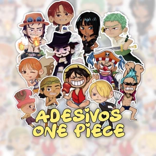 Adesivos One Piece OP Luffy Zoro Nami Ussop Sanji Robin Franky Chopper Ace Buggy Shanks Mihawk