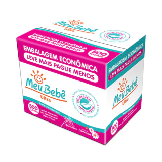 TOALHA UMEDECIDA MEU BEBE ULTRA PACK 500 (10und x 50Fls) em Oferta na Shopee