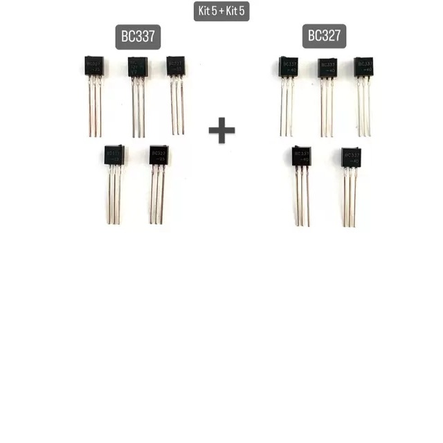 Transistor Npn Bc337 To92 Kit Com 10 Peças Uso Geral Granel Oferta ...