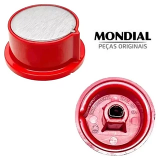 Botão timer Knob fritadeira elétrica air fryer mondial Afn-40/Afn-50-bi/51 vermelho original