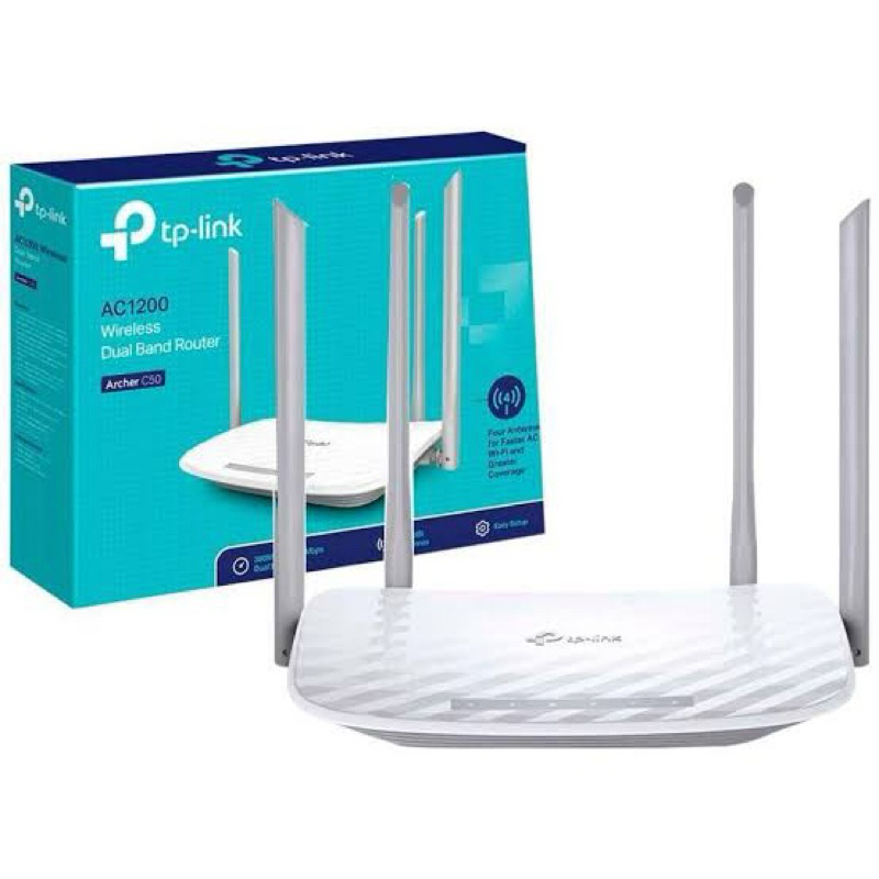 Roteador Wireless TP-Link Archer C50 - 300/867 Mbps - 4 Antenas - Branco