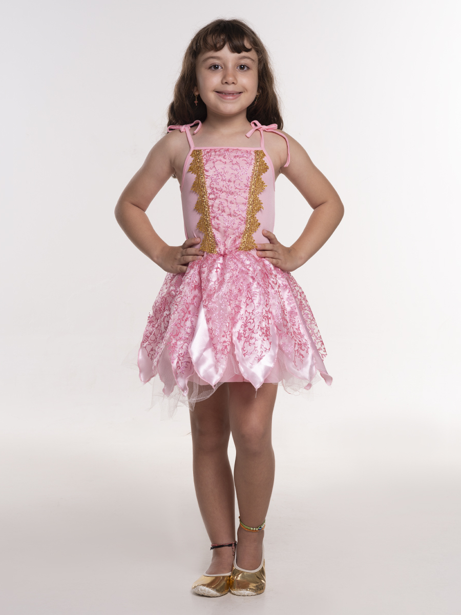 Fantasia Vestido Fada Fadinha Infantil Festa Aniversário Rosa | Shopee ...