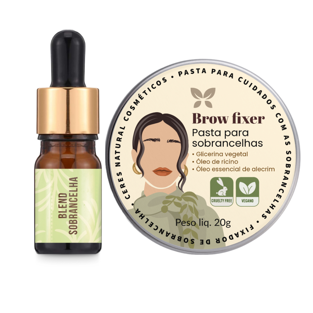 Brow Fixer - Pasta Para sobrancelha com Óleo de Ricino e Alecrim ...