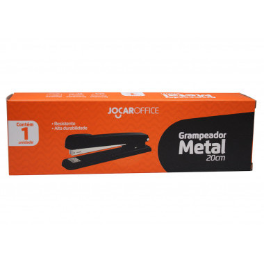 Grampeador Jocar Office 20cm metal até 30 folhas | Shopee Brasil