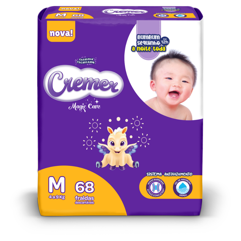 Imagem do produto Fralda Cremer Hiper Tamnhos M, G e XXG 1