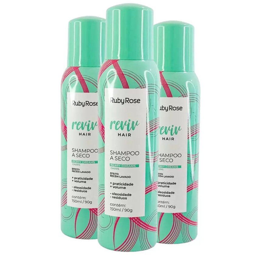 Shampoo a Seco Berry Dreams Reviv Ruby Ros | Shopee Brasil