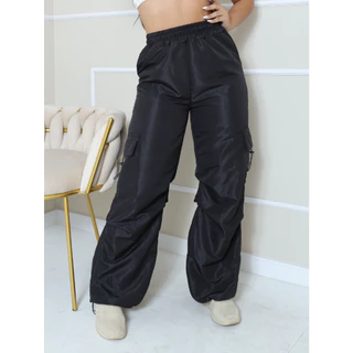 Calça Cargo PREMIUM Feminina Aladinho com elástico