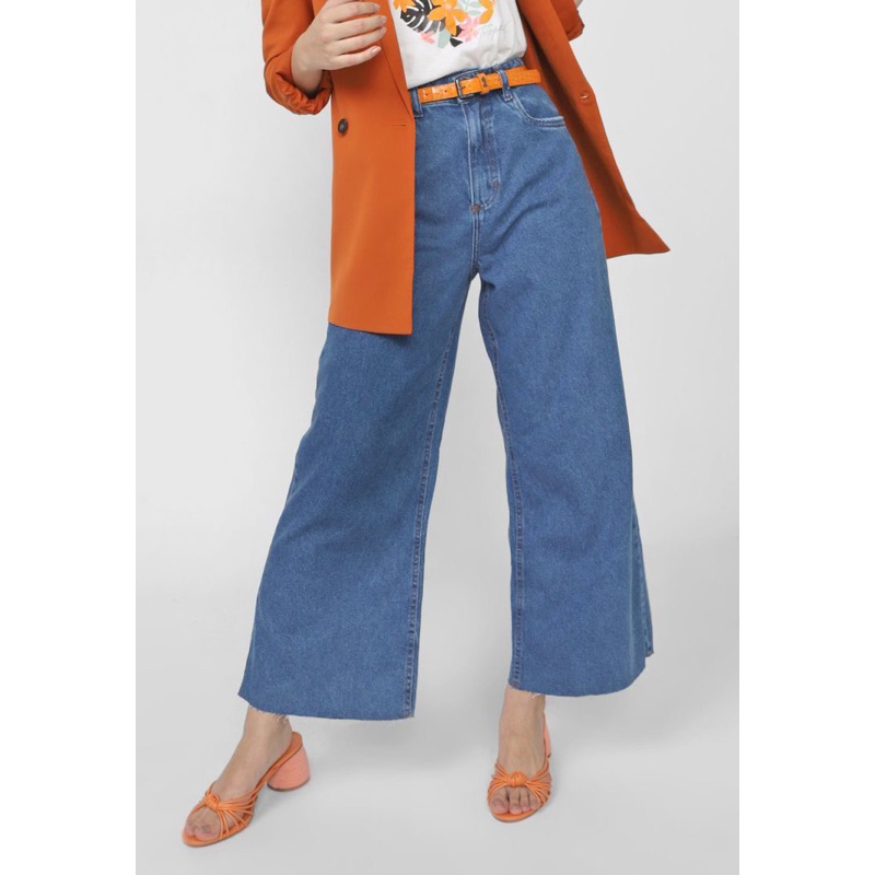 Bermuda pantacourt en jeans lolo twi blue Le Temps Des Cerises | La Redoute