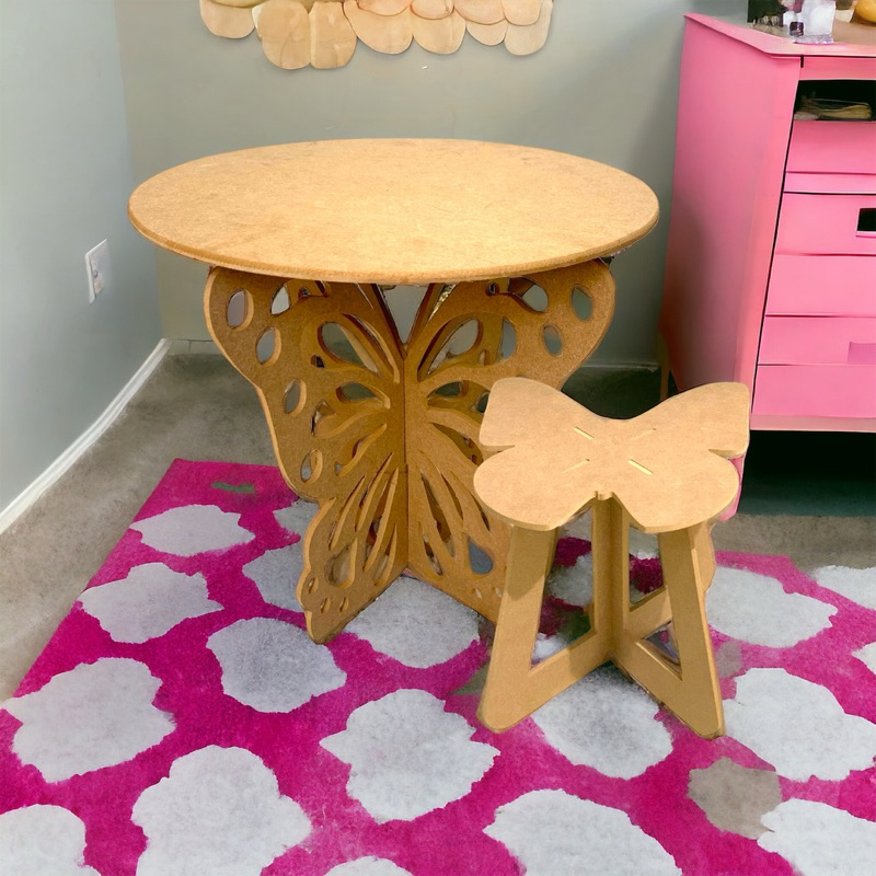 Mesa e Cadeira Infantil Brinquedo de Criança