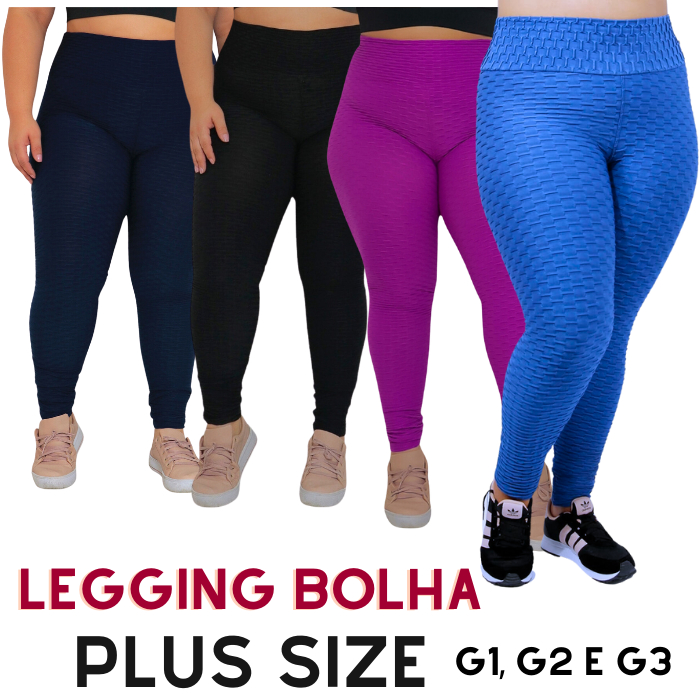 legging plus size academia em Promoção na Shopee Brasil 2024