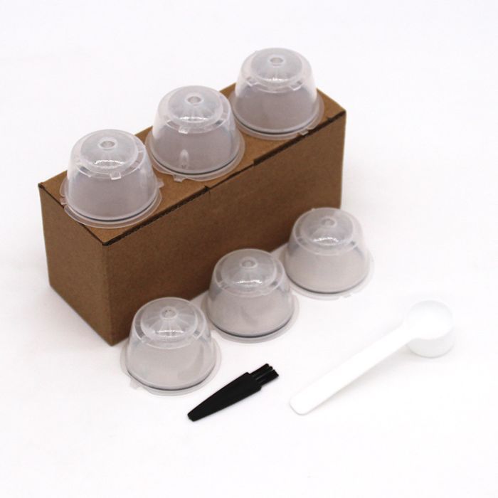 Capsula Reutilizável Dolce Gusto com Filtro Da Cápsula De Café Recarregáveis Transparent