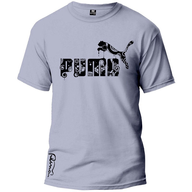 Camisa P.u.M Masculina algodão fio 30.1 Lançamento