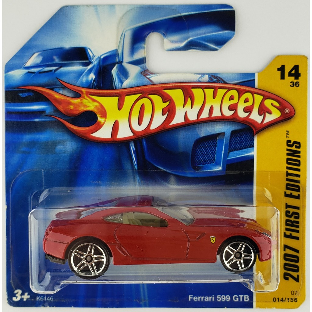Hot Wheels 1/18 Ferrari 599 GTB Rouge – Modèle D'exposition, Occasion