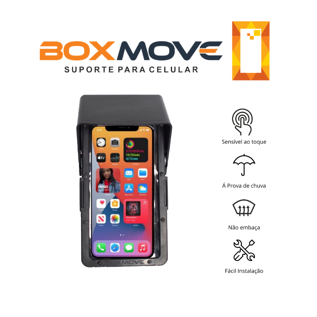 Suporte Para Moto Celular Boxmove | Shopee Brasil