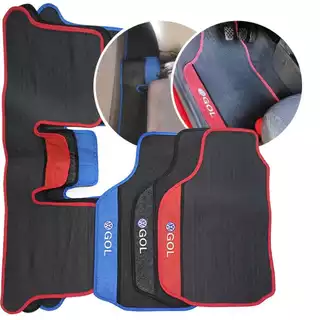 Tapete Gol G2 G3 G4 G5 G6 G7 G8 Borracha 3 Peças Traseiro Inteiro PVC Gol Quadrado Gol Bola 1981 A 2023 Personalizado