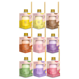 Aromatizadores com Palitos 250 ml Boutique Das Essencias Escolha Seu Aroma