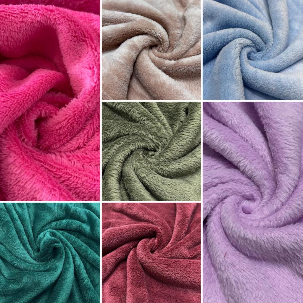 Tecido Fleece Liso - 100% Poliéster - 1 metro por 1,60 de largura ...