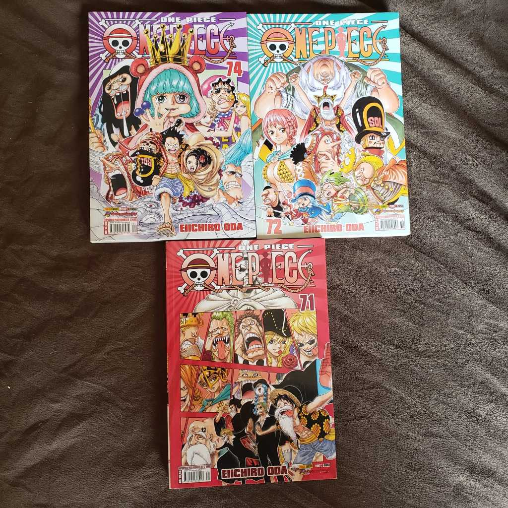 ONE PIECE 1～74巻　72巻なし　71巻×2 ほぼ初版 Mangás One Piece (nº 71, 72, 74) | Shopee Brasil