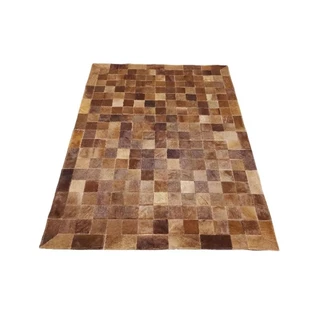 Tapete de couro marrom castanho medidas de 1,50x2,00 com bordas
