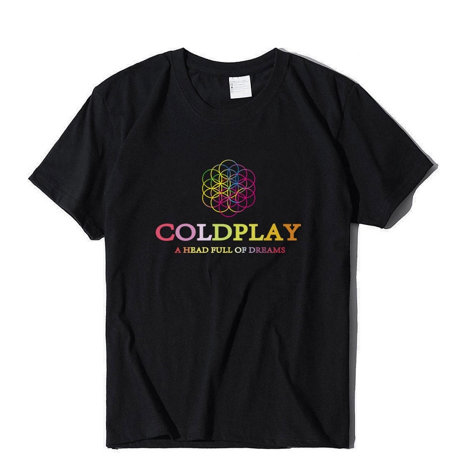 Camiseta Básica Unissex Coldplay A Head Full Of Dreams