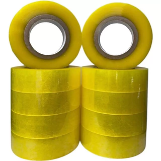 Kit 20 Fita Adesiva Transparente 500m Larga Para Embalar - Importada