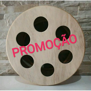 PROMOÇÃO !!!Carretilha de Madeira 9" COM CATRACA