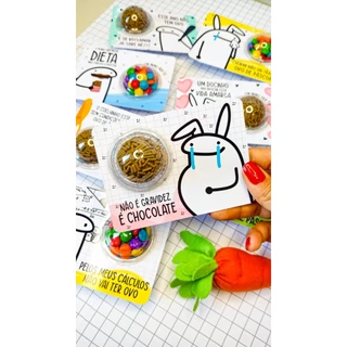 CARD - PÁSCOA FLORK 50und em Oferta na Shopee