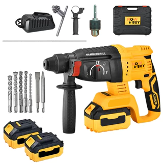 Martelete Rotativo Rompedor Furadeira Industrial 2 Baterias 48v Promoção