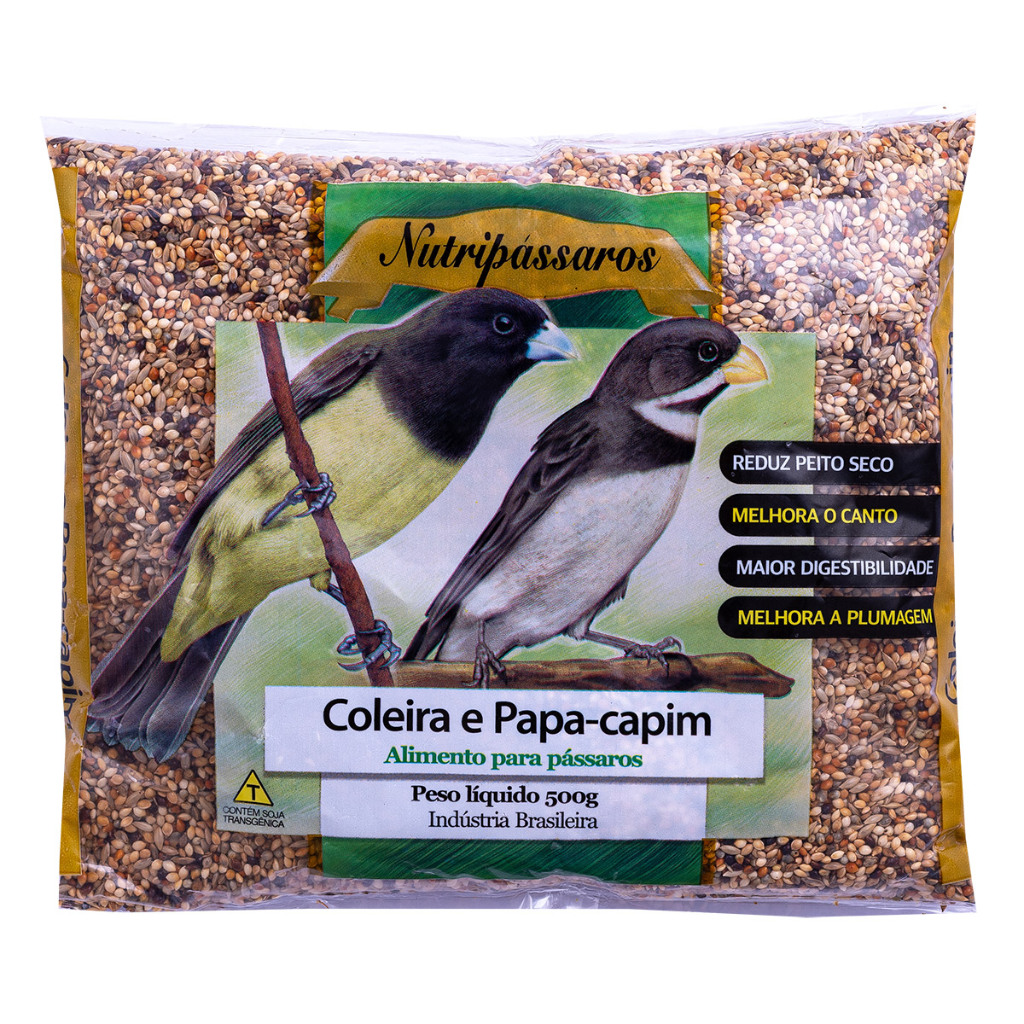 Nutripássaros Mistura para Coleira e Papa Capim Mel 500g