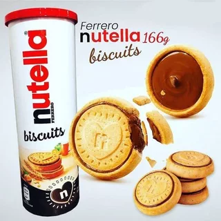 Biscoitos Nutella Biscuits Tubo 166g Importado