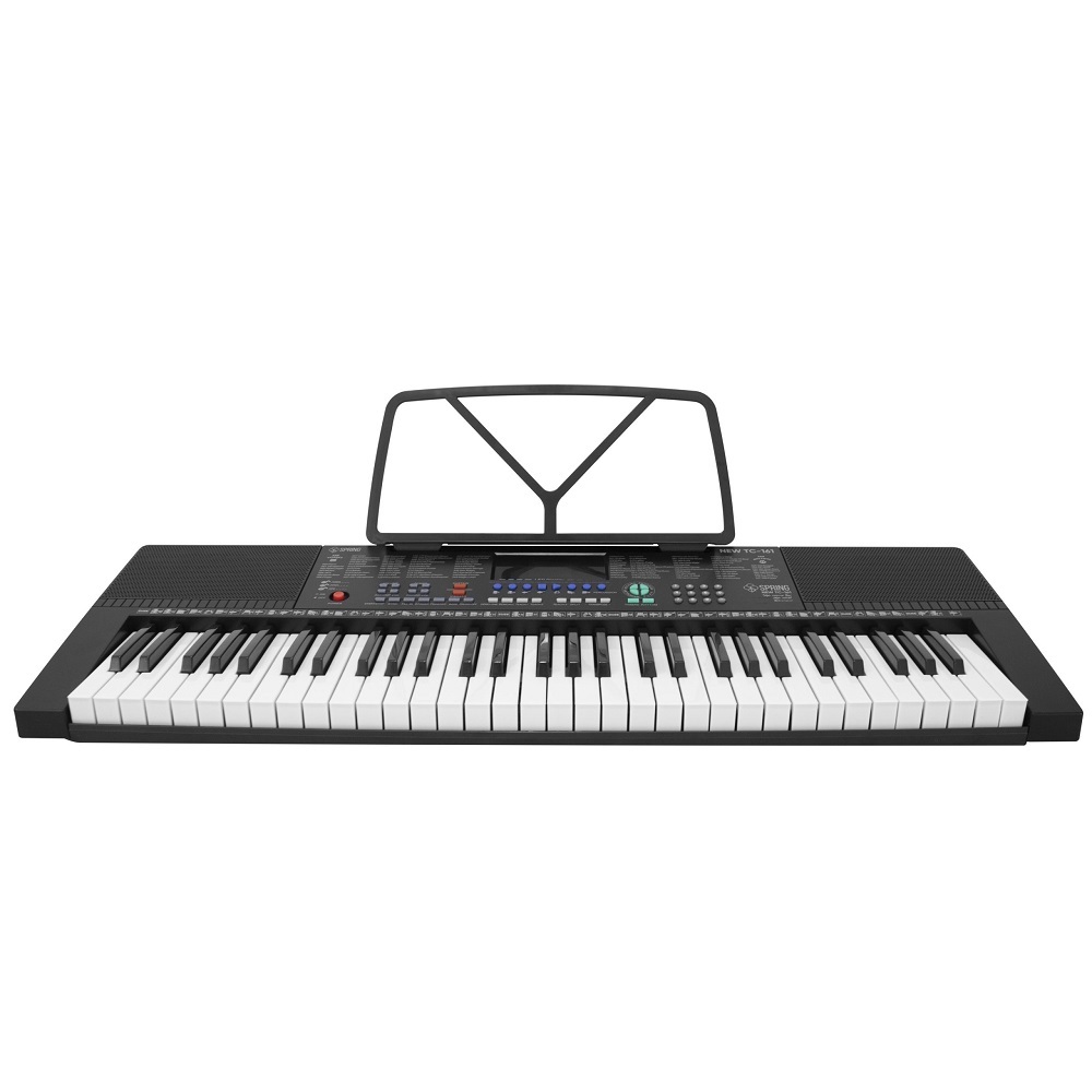 Teclado Musical Estudante Arranjador Teclas Spring Tc Shopee Brasil