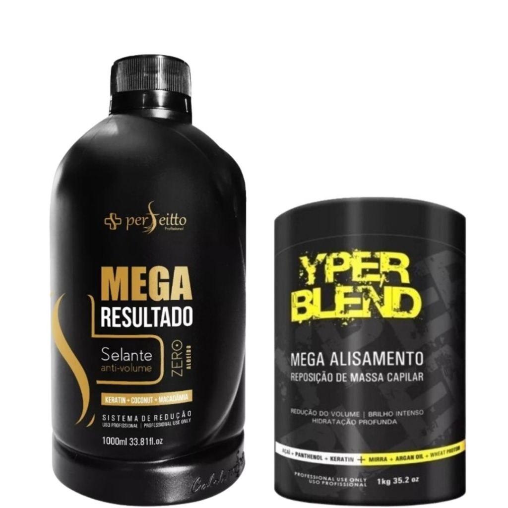 SELAGEM E REDUTOX MEGA ALISAMENTO SEM FORMOL 2KG. | Shopee Brasil