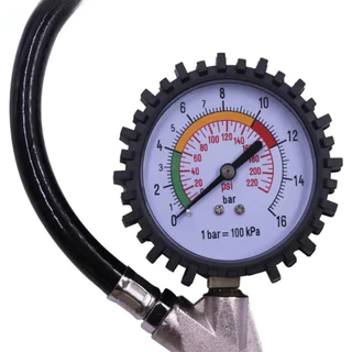 Calibrador E Inflador De Pneus Com Manômetro 220 PSI/16BAR