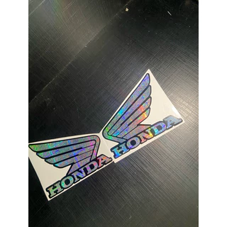 Honda holográfico par de adesivo camaleão com cor. tamanho original! cobre o original