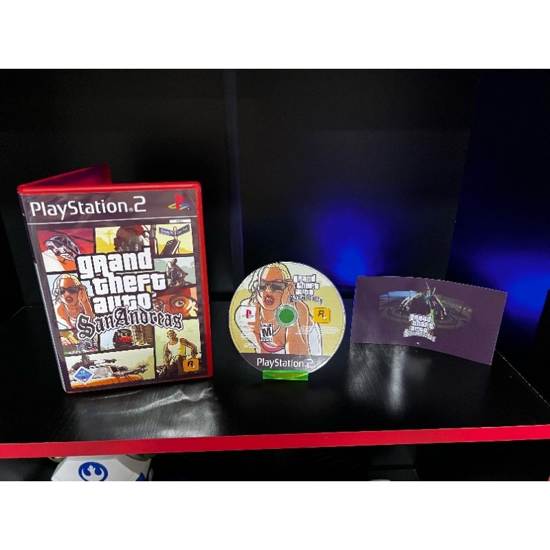GRAND THEFT AUTO San Andreas GTA - PS2 ( Pal Fr ) avec livret EUR 4,00