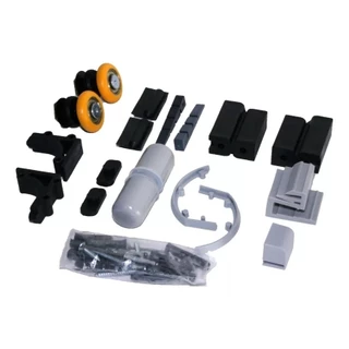 Kit De Acessórios Para Box De Vidro 8mm F1 - 1 Fixo/1 Móvel
