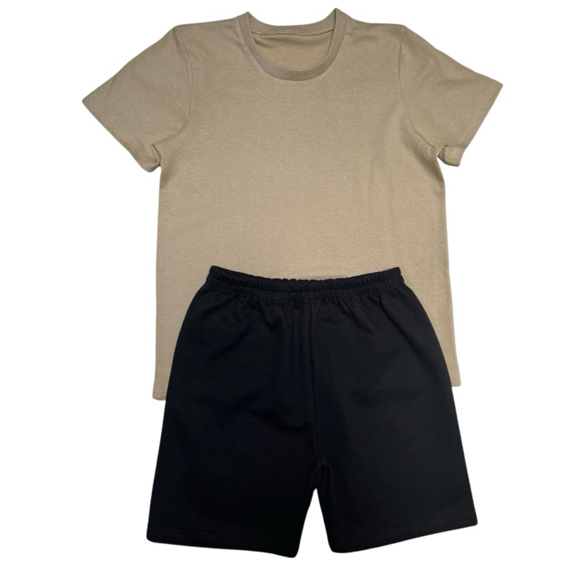 Conjunto Infantil Menino Roupa de Criança Masculino Bermuda e Camiseta Tamanho 1 ao 10