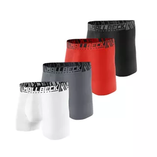 Kit 5 Cuecas Boxer Box Microfibra Original Adulto Mallbeck