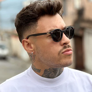 Óculos de Sol Redondo Polarizado Casual Esportivo e Unissex - Italy