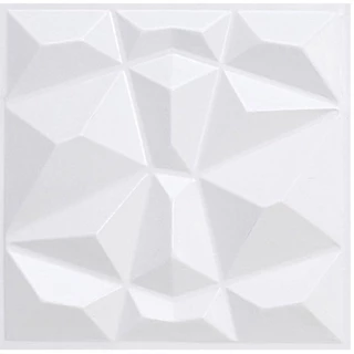 KIT 100 PLACAS 3D SIMULA PVC 25X25CM PARA QUARTO SALA COZINHA