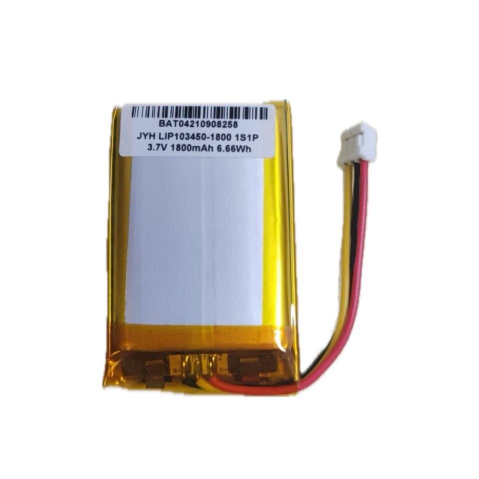 Bateri 3.7v 1800 Mah 6.66Wh 3 Fios Lip103450-1800