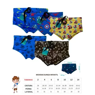 kit Sunga Infantil kids Natação