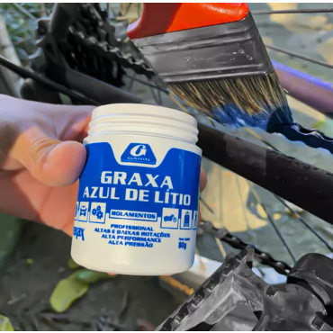 Graxa de Lítio Azul P/ Alta e Baixas Rotações 80g Garin