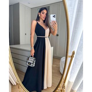 Vestido biocolor com bojo alça ajustável fresquinho!