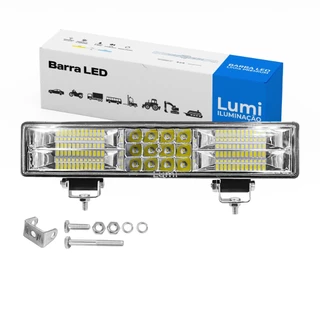 Farol De Barra 30cm Dubra 3 180w 12-60V 60 LED  IP65 Branco Frio LUMI em Oferta na Shopee