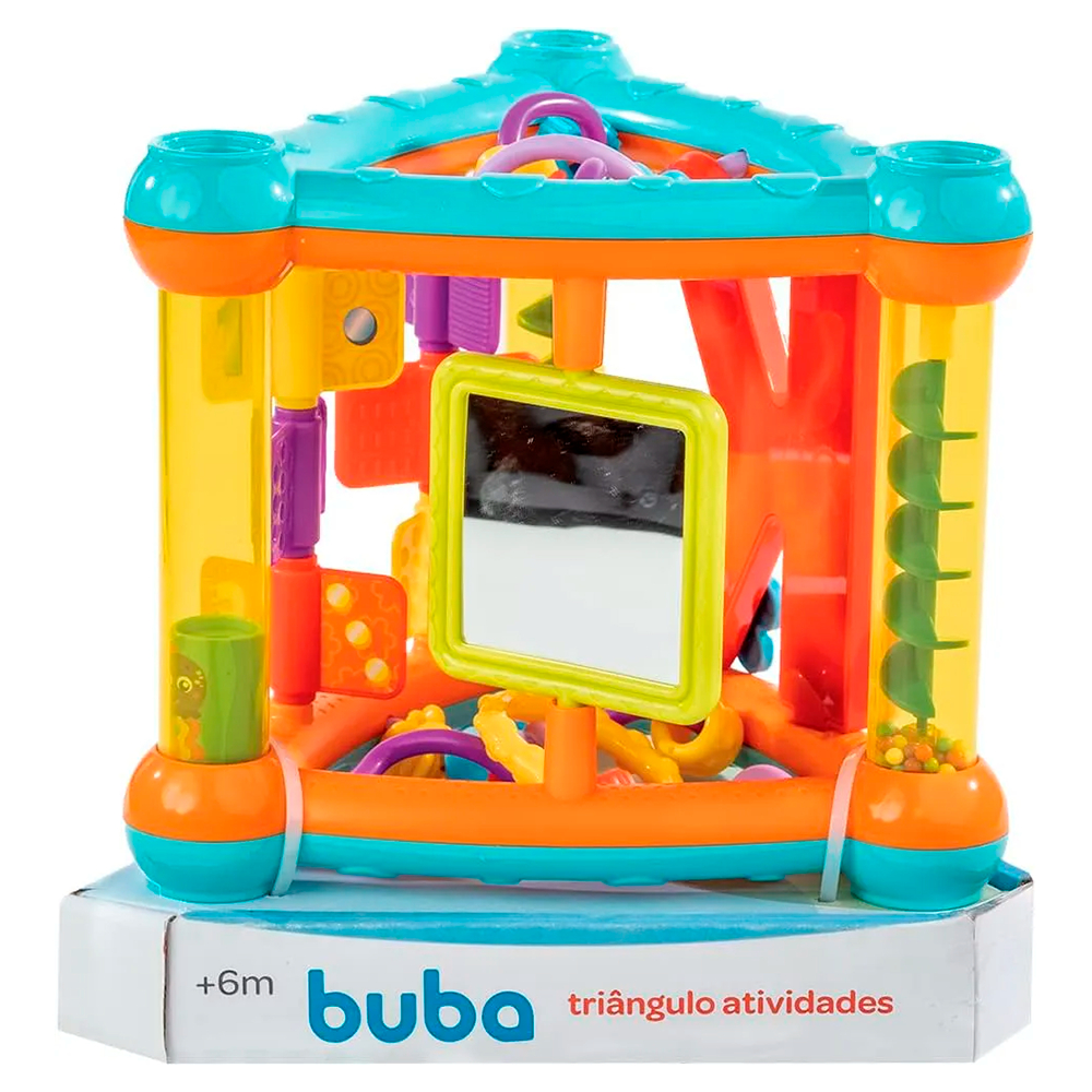 Brinquedo Infantil Triangulo de Atividade - Buba | Shopee Brasil