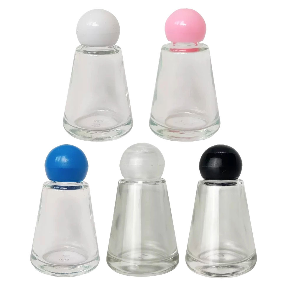 100 Mini Frasco Cone De Perfume Com Tampa 10ml E Batoque | Shopee Brasil