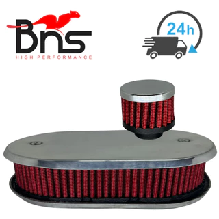 Filtro De Ar Esportivo Black 2e/ 3e Carburador + Respiro
