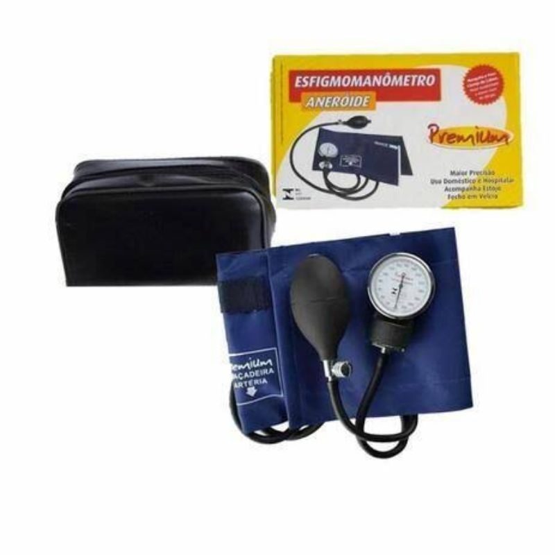 Esfigmomanômetro Aparelho De Pressão Premium Preto